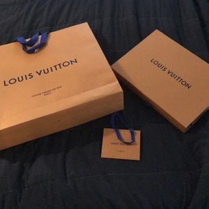 Louis Vuitton Large and Tiny shopping bag and box